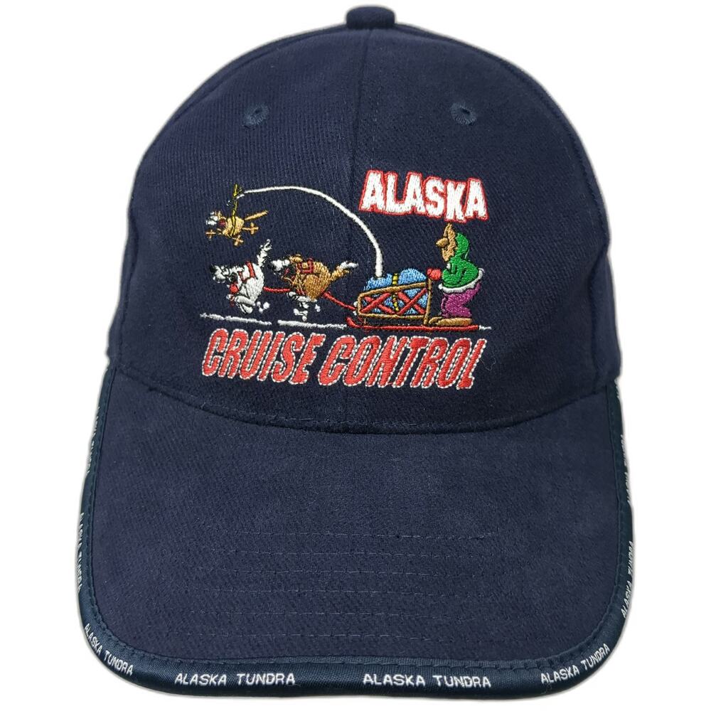 CH Sport Alaska Cruise Control Dog Sled Blue One Size Baseball Cap Hat Cotton